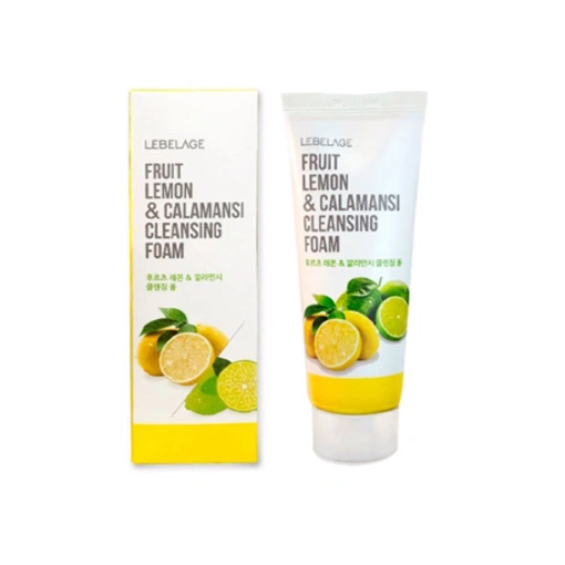 LEBELAGE FRUIT LEMON & CALAMANSI CLEANSING FOAM (100ml)