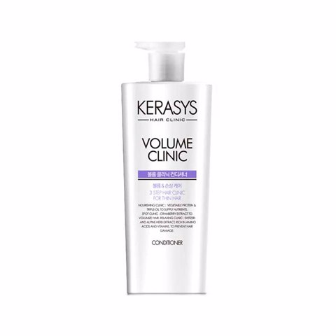 KERASYS HAIR CONDITIONER-VOLUME CLINIC (600ml)