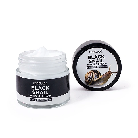 LEBELAGE AMPULE CREAM BLACK SNAIL (70ml)