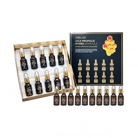 LEBELAGE CICA PROPOLIS MYRRH AMPOULE (15ml*10pcs)
