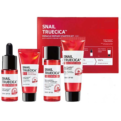 SOME BY MI SNAIL TRUECICA MIRACLE REPAIR STARTER KIT EDITION (30ml + 30ml + 10ml + 20gr)