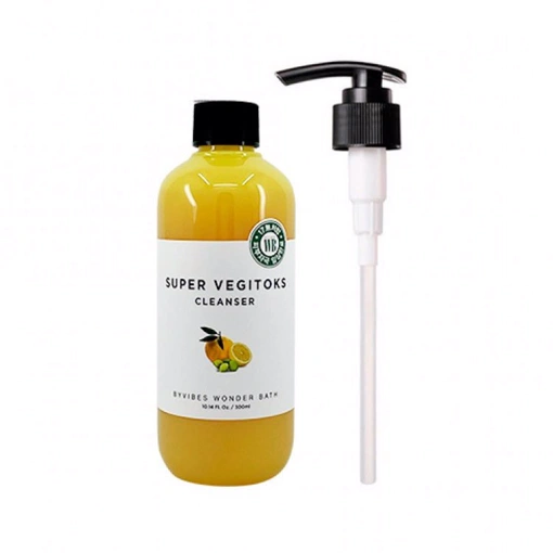 WONDER BATH SUPER VEGITOKS CLEANSER YELLOW (300ml)