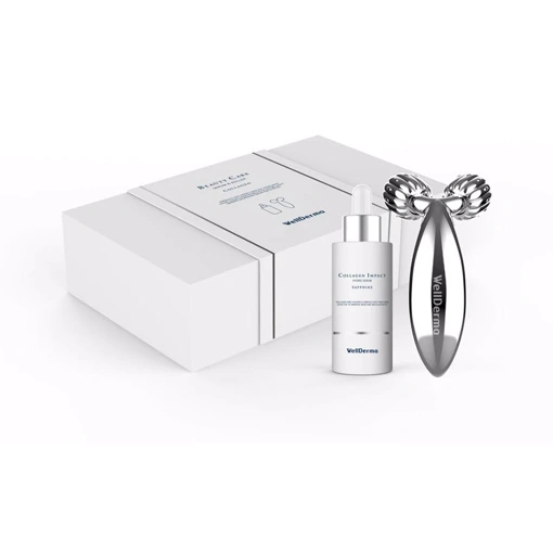 WELLDERMA COLLAGEN BEAUTY CARE SERUM & ROLLER SET 2EA IN 1 (50ml+1ea)