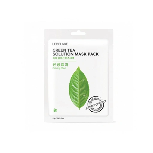 LEBELAGE GREEN TEA SOLUTION MASK (25gr*10ea)