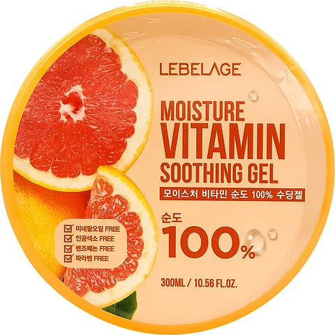 LEBELAGE MOISTURE VITAMIN 100% SOOTHING GEL (300ml)