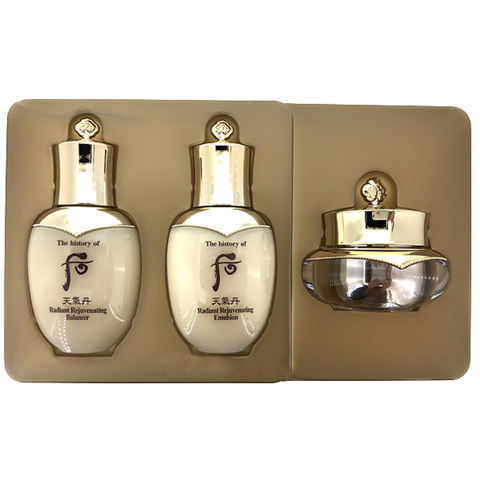 THE HISTORY OF WHOO CHEONGIDON RADIANT 3PCS GIFT SET (25ml+25ml+10ml)
