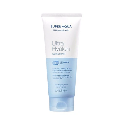 MISSHA SUPER AQUA ULTRA HYALON FOAMING CLEANSER (200ml)