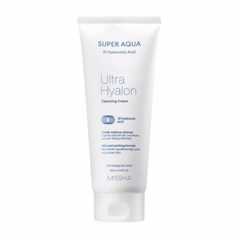 MISSHA SUPER AQUA MOISTURE DEEP CLEANSING CREAM (200ml)