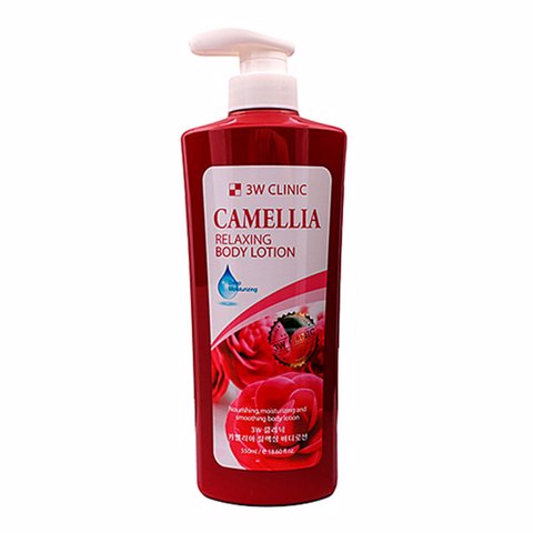 3W CLINIC RELAXING BODY LOTION CAMELIA (550ml)