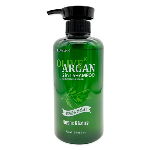 3W CLINIC OLIVE & ARGAN 2IN1 SHAMPOO (1500ml)