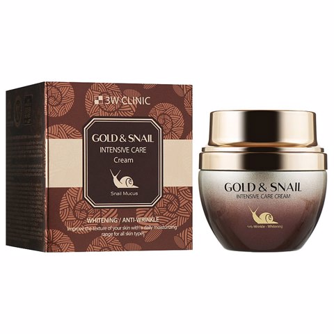 3W CLINIC GOLD & SNAIL INTENSE CARE CREAM (55g)