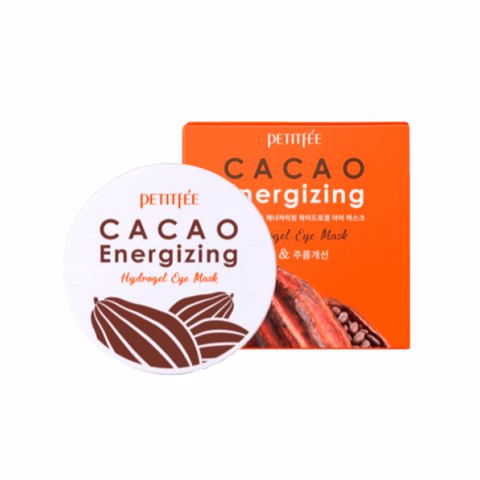 PETITFEE CACAO ENERGIZING HYDROGEL EYE MASK  60ea
