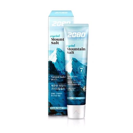 DENTAL CLINIC 2080 PURE CRYSTAL MOUNTAIN SALT TOOTHPASTE FRESH MINT (160gr*3ea)