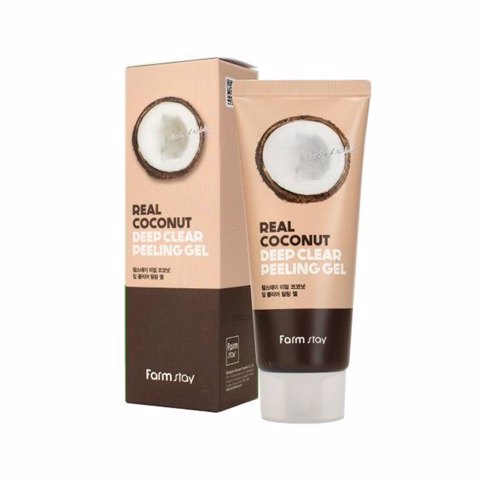 FARM STAY REAL COCONUT DEEP CLEAR PEELING GEL (100ml)