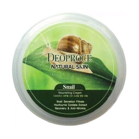 2023 DEOPROCE NATURAL SKIN SNAIL NOURISHING CREAM (100g)