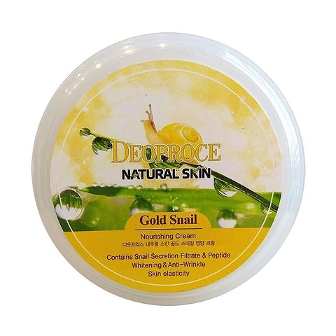 1431 DEOPROCE NATURAL SKIN GOLD SNAIL NOURISHING CREAM (100g)