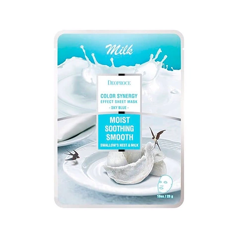 1279 DEOPROCE COLOR SYNERGY EFFECT SHEET MASK SKY BLUE (20g/10ea)