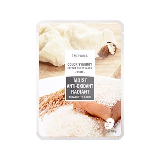 1295 DEOPROCE COLOR SYNERGY EFFECT SHEET MASK WHITE (20g/10ea)