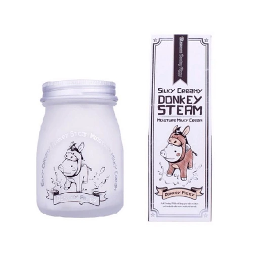 ELIZAVECCA SILKY CREAMY DONKEY STEAM MOISTURE CREAM (100ml)