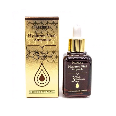 1406A DEOPROCE HYALURON VITAL AMPOULE 3 TRIPLE HYALURONIC ACID (50ml)