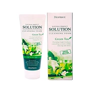 1170 DEOPROCE NATURAL PERFECT SOLUTION CLEANSING FOAM GREEN EDITION GREENTEA (170g)