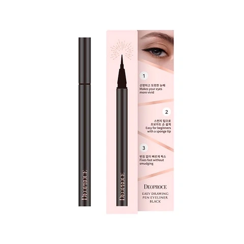 2108 DEOPROCE EASY DRAWING PEN EYELINER BLACK