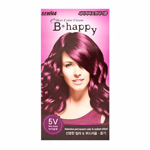 SEWHA B-HAPPY HAIR WINE VIOLET (5V) (40gr+80ml)
