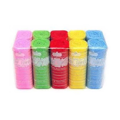 BODY TOWEL MEDIUM HARD BODY WASH (10ea)