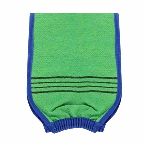 LOOFAH SCRUB MITTEN WITH ELASTIC BAND (5ea)