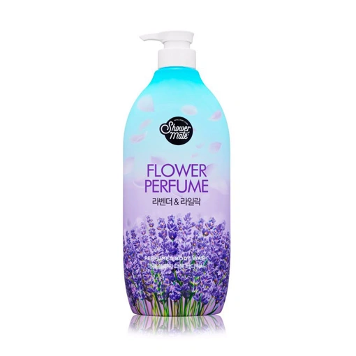 SHOWER MATE FLOWER PERFUME PURPLE BODY LAVENDER WASH (900ml)