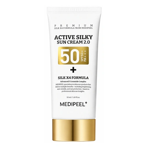 MEDI-PEEL ACTIVE SILKY SUN CREAM 2.0 SPF50+ PA+++ (50ml)