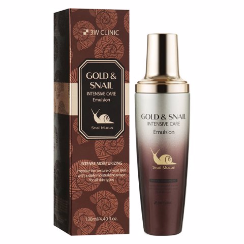 3W CLINIC GOLD & SNAIL INTENSE CARE EMULSION (130ml)
