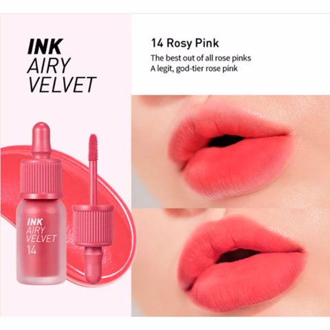PERIPERA INK AIRY VELVET #14 ROSY PINK (4gr)
