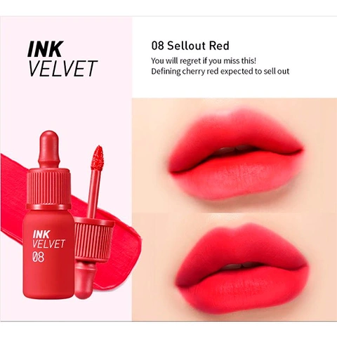 PERIPERA #08 SELLOUT RED INK VELVET (4gr)