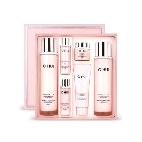OHUI MIRACLE MOISTURE 2PCS SPECIAL SET + MINIATURES (150ml + 130ml)
