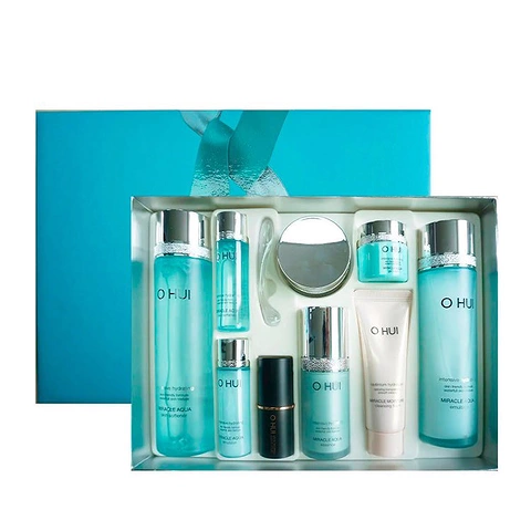 OHUI MIRACLE AQUA 4PCS SPECIAL SET + MINIATURES (150ml + 130ml + 30ml + 40ml)