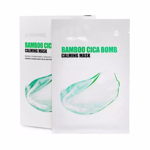MEDI-PEEL BAMBOO CICA BOMB CALMING MASK (10ea)