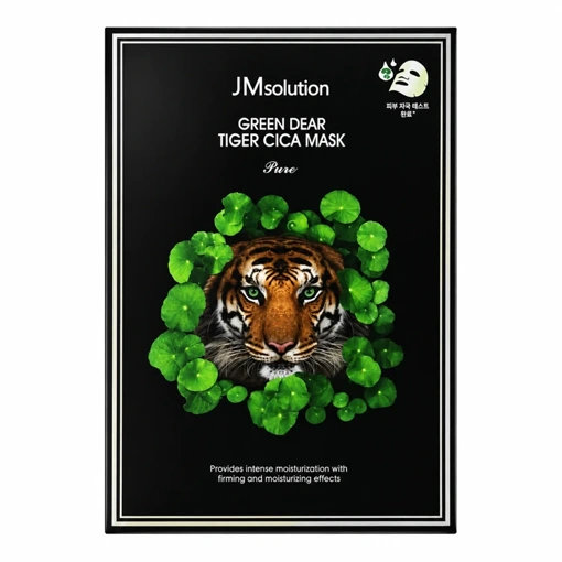 JMSOLUTION GREEN DEAR TIGER CICA MASK PURE (30ml×10ea)