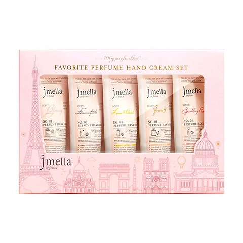 JMELLA FAVORITE PERFUME HAND CREAM 1SET (50ml x 5pcs)