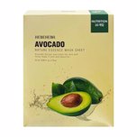 HEBEHEBA AVOCADO NATURAL ESSENCE MASK SHEET (25ml*10ea)