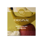 HAPPY BATH ORIGINAL BAR SOAP WITH APPLE AND BANANA FRUITY WATER №046 (90gr*4ea)