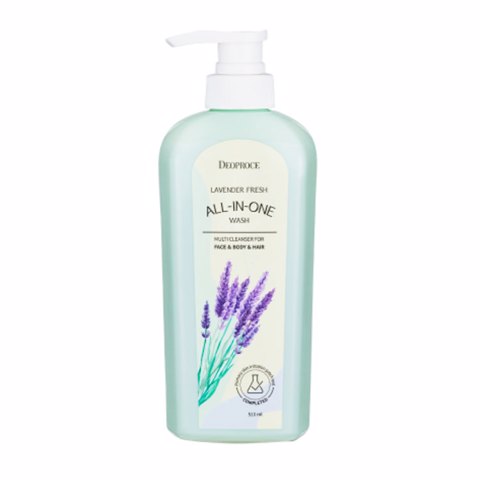 2084 DEOPROCE LAVENDER FRESH ALL IN ONE WASH (510ml)
