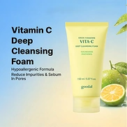 GOODAL GREEN TANGERINE VITA-C DEEP CLEANSING FOAM (150ml)