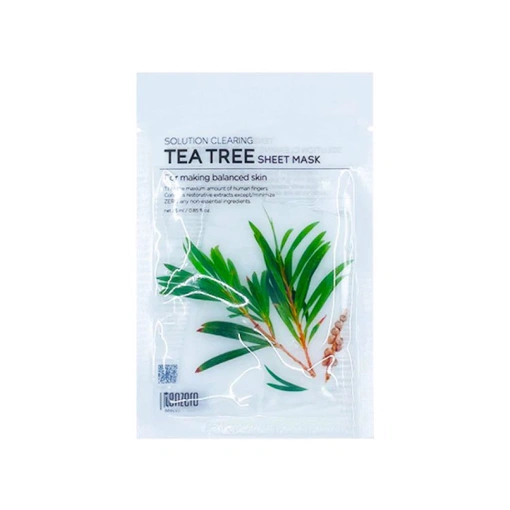 TENZERO SOLUTION SHEET MASK - # CLEARING TEA TREE (25ml X 10pcs)