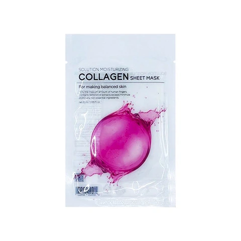 TENZERO SOLUTION SHEET MASK - # MOISTURIZING COLLAGEN (25ml X 10pcs)