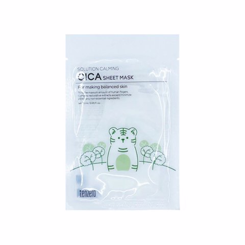 TENZERO SOLUTION SHEET MASK - # CALMING CICA (25ml X 10pcs)