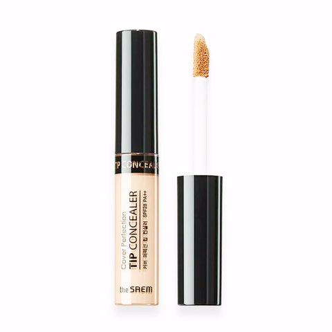 THE SAEM COVER PERFECTION TIP CONCEALER # 1.75 MIDDLE BEIGE (6.5gr)