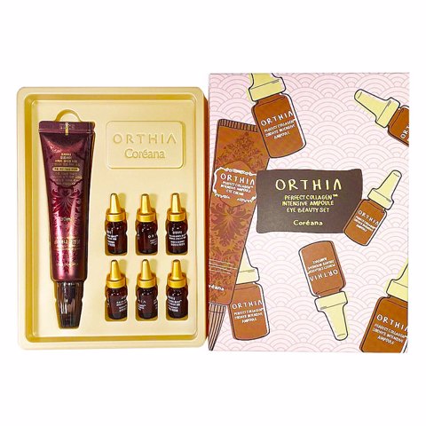 COREANA ORTHIA PERFECT COLLAGEN INTENSIVE AMPOULE EYE BEAUTY SET (30ml+2ml*6ea)