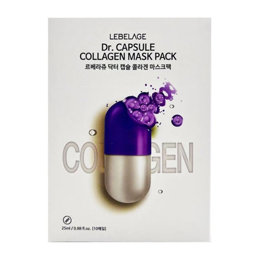 LEBELAGE DR.CAPSULE COLLAGEN MASK PACK (10ea*25ml)