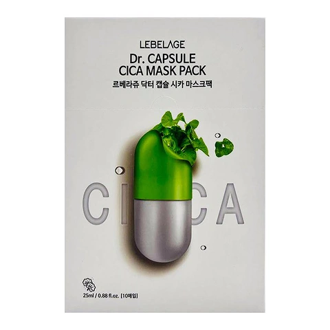 LEBELAGE DR.CAPSULE CICA MASK PACK (10ea*25ml)